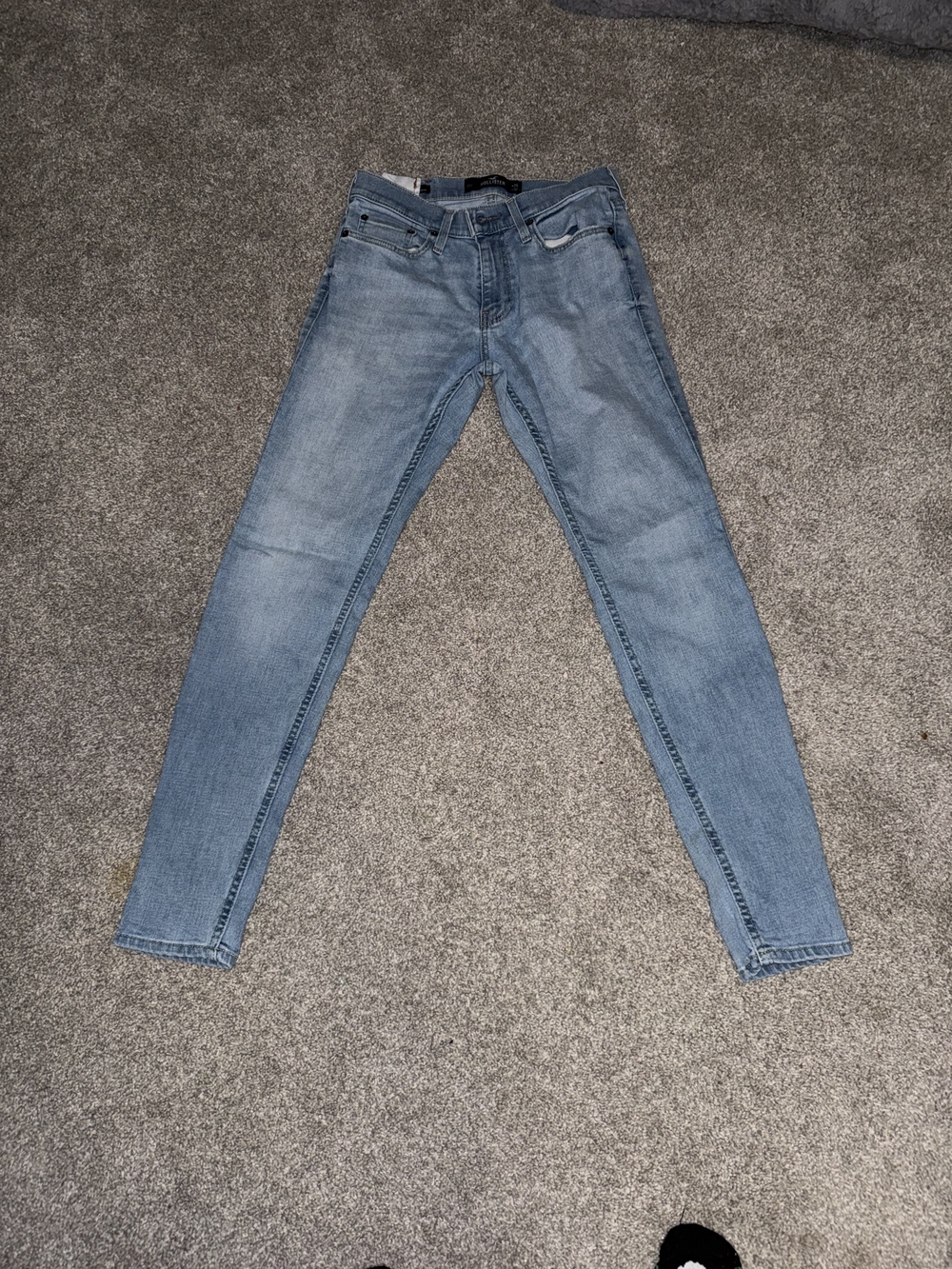 Hollister Men’s Slim Jeans Light Blue Wash